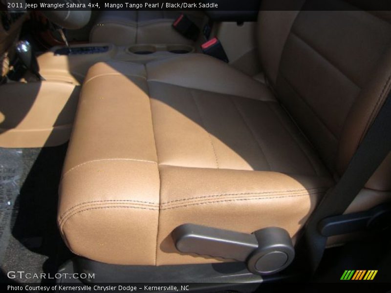 Mango Tango Pearl / Black/Dark Saddle 2011 Jeep Wrangler Sahara 4x4