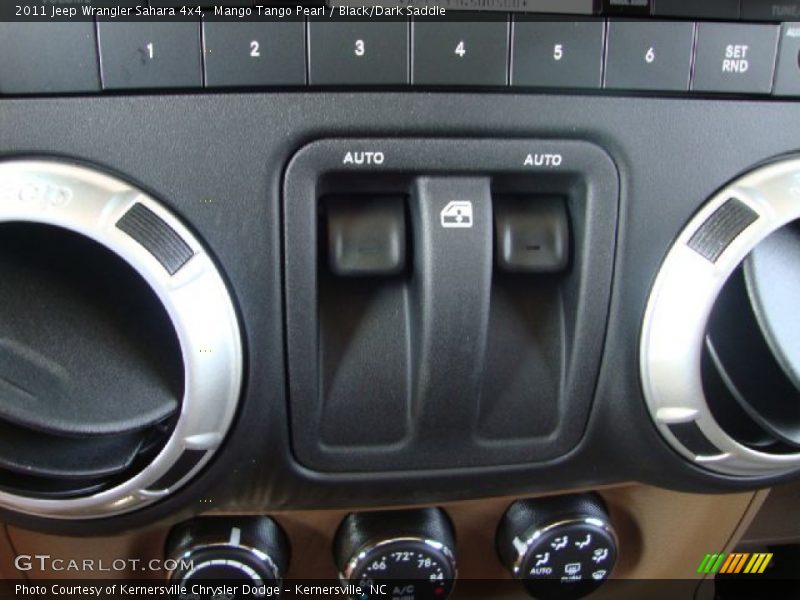 Mango Tango Pearl / Black/Dark Saddle 2011 Jeep Wrangler Sahara 4x4
