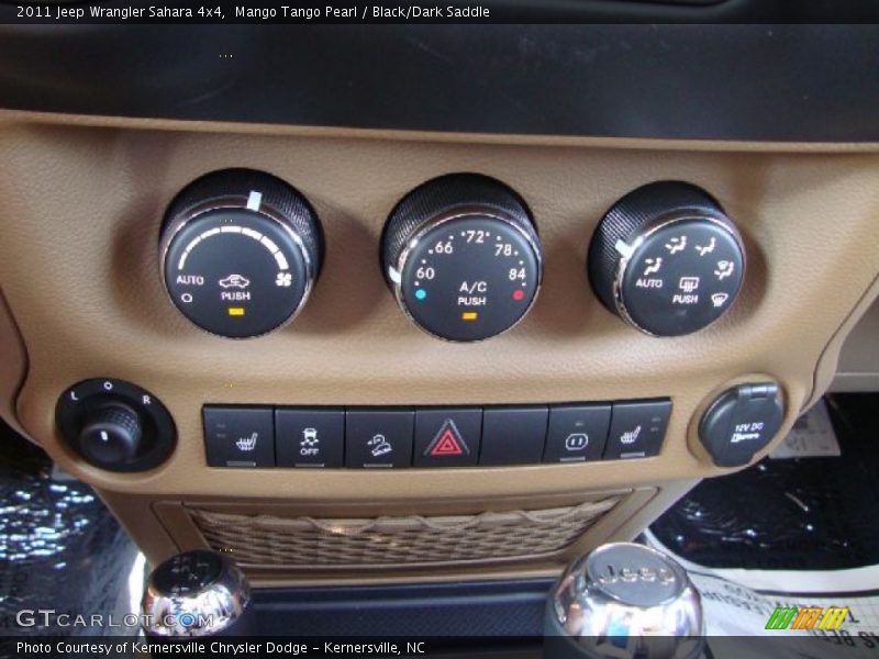 Mango Tango Pearl / Black/Dark Saddle 2011 Jeep Wrangler Sahara 4x4