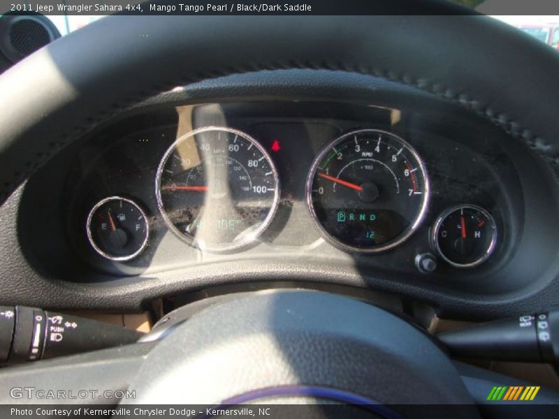 Mango Tango Pearl / Black/Dark Saddle 2011 Jeep Wrangler Sahara 4x4