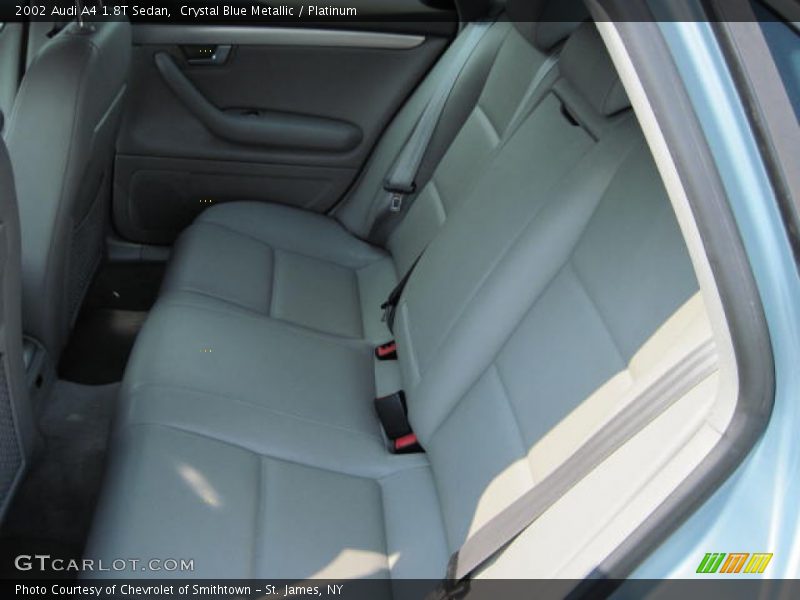 Crystal Blue Metallic / Platinum 2002 Audi A4 1.8T Sedan