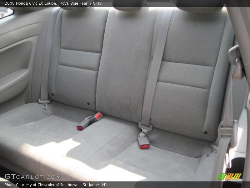 Royal Blue Pearl / Gray 2008 Honda Civic EX Coupe