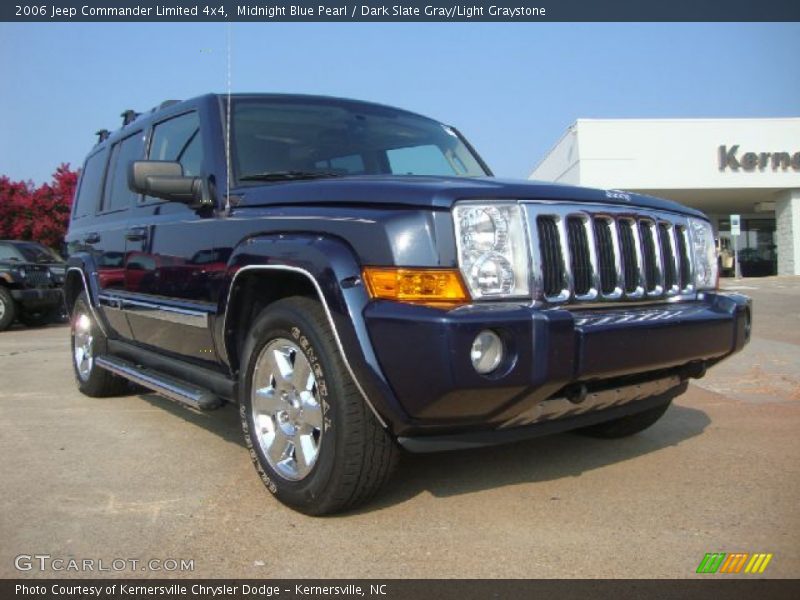 Midnight Blue Pearl / Dark Slate Gray/Light Graystone 2006 Jeep Commander Limited 4x4