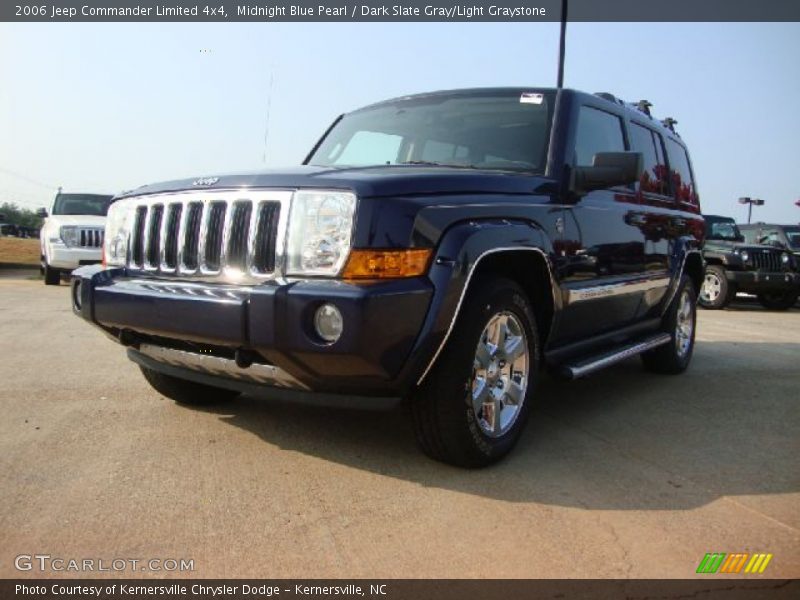Midnight Blue Pearl / Dark Slate Gray/Light Graystone 2006 Jeep Commander Limited 4x4