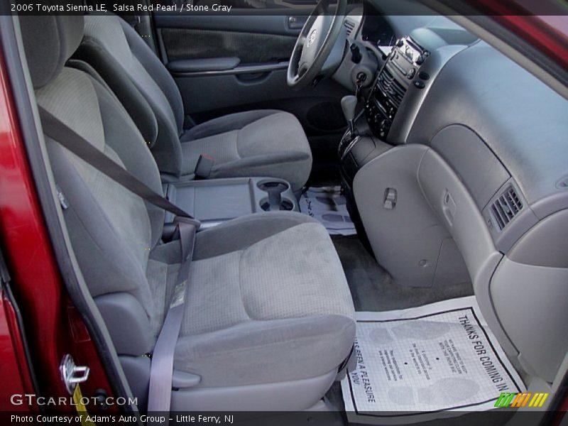 Salsa Red Pearl / Stone Gray 2006 Toyota Sienna LE