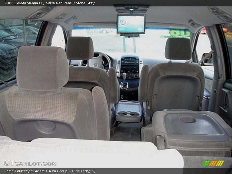 Salsa Red Pearl / Stone Gray 2006 Toyota Sienna LE