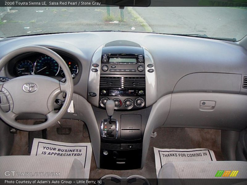 Salsa Red Pearl / Stone Gray 2006 Toyota Sienna LE