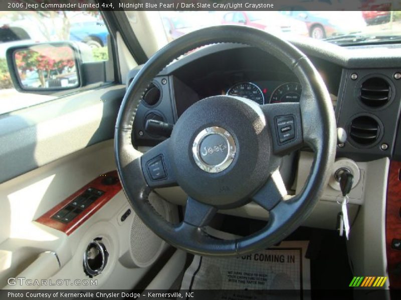 Midnight Blue Pearl / Dark Slate Gray/Light Graystone 2006 Jeep Commander Limited 4x4