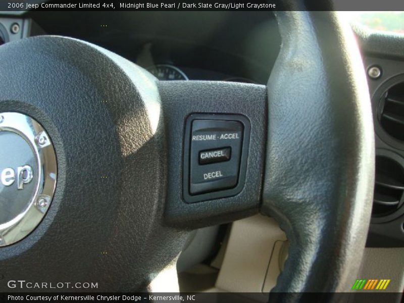 Midnight Blue Pearl / Dark Slate Gray/Light Graystone 2006 Jeep Commander Limited 4x4