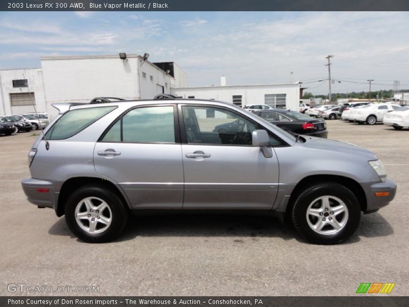 Blue Vapor Metallic / Black 2003 Lexus RX 300 AWD
