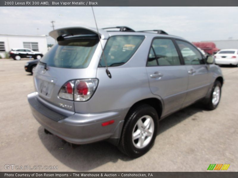 Blue Vapor Metallic / Black 2003 Lexus RX 300 AWD