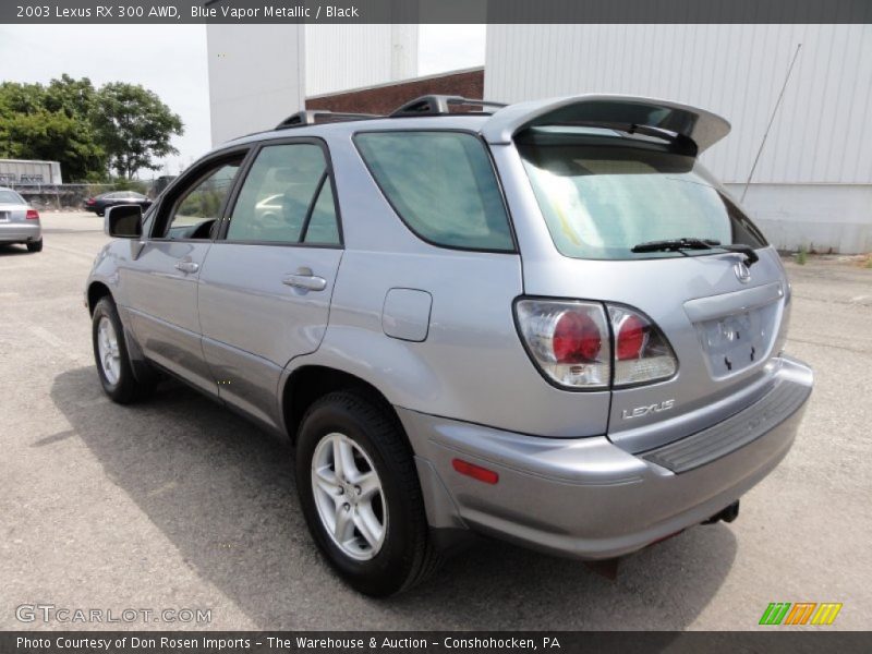 Blue Vapor Metallic / Black 2003 Lexus RX 300 AWD