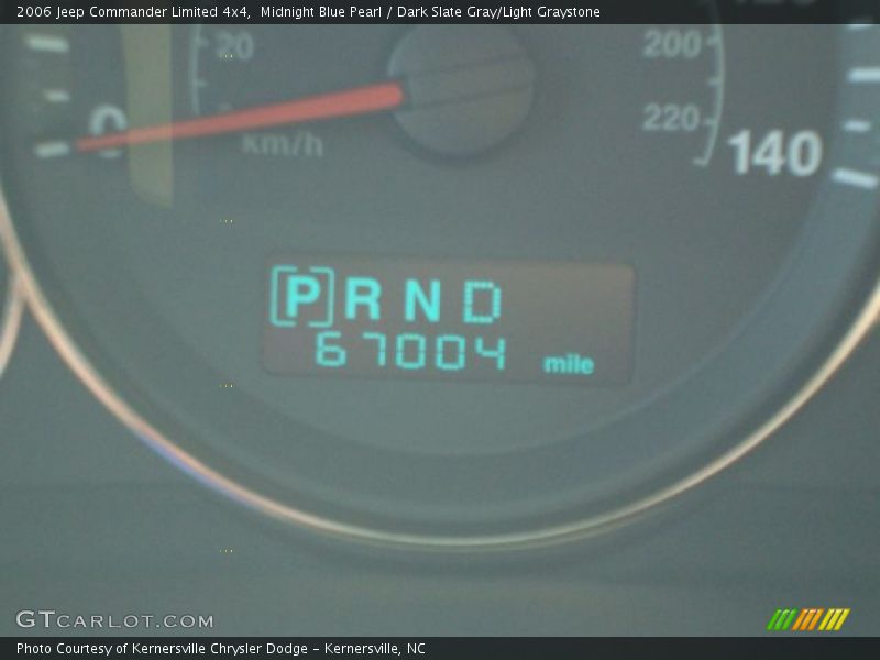Midnight Blue Pearl / Dark Slate Gray/Light Graystone 2006 Jeep Commander Limited 4x4