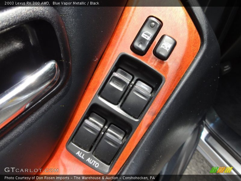 Blue Vapor Metallic / Black 2003 Lexus RX 300 AWD