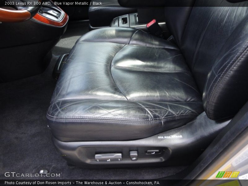 Blue Vapor Metallic / Black 2003 Lexus RX 300 AWD