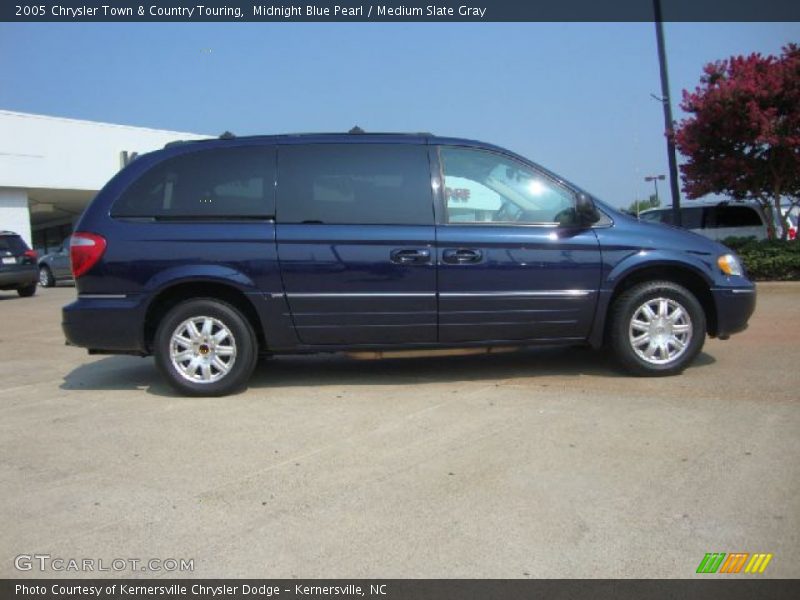 Midnight Blue Pearl / Medium Slate Gray 2005 Chrysler Town & Country Touring