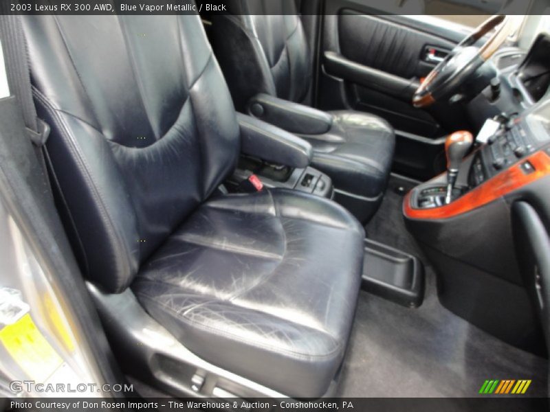 Blue Vapor Metallic / Black 2003 Lexus RX 300 AWD