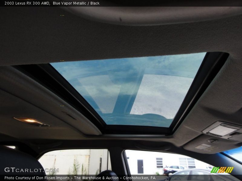 Blue Vapor Metallic / Black 2003 Lexus RX 300 AWD