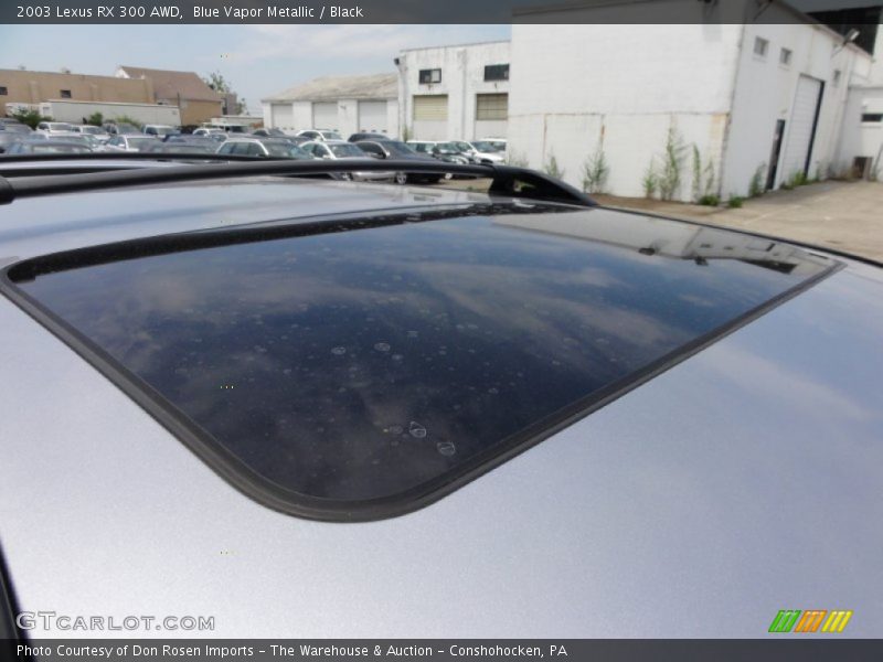 Blue Vapor Metallic / Black 2003 Lexus RX 300 AWD