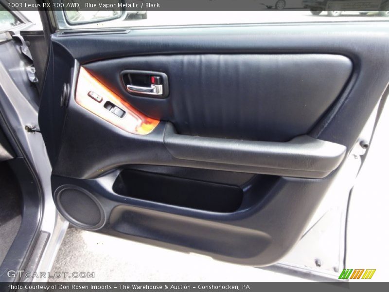 Blue Vapor Metallic / Black 2003 Lexus RX 300 AWD