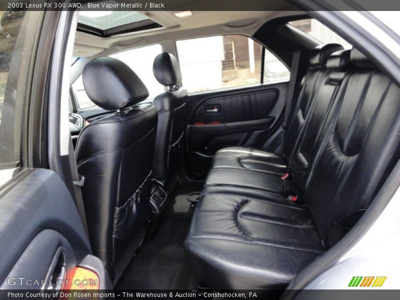 Blue Vapor Metallic / Black 2003 Lexus RX 300 AWD