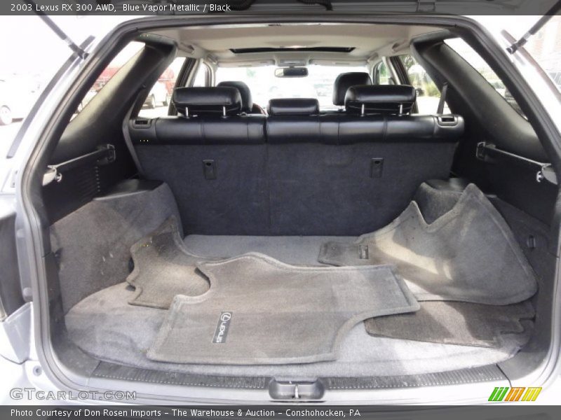 Blue Vapor Metallic / Black 2003 Lexus RX 300 AWD