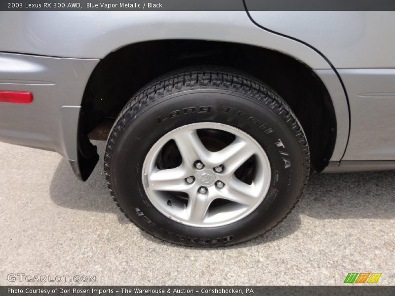 Blue Vapor Metallic / Black 2003 Lexus RX 300 AWD