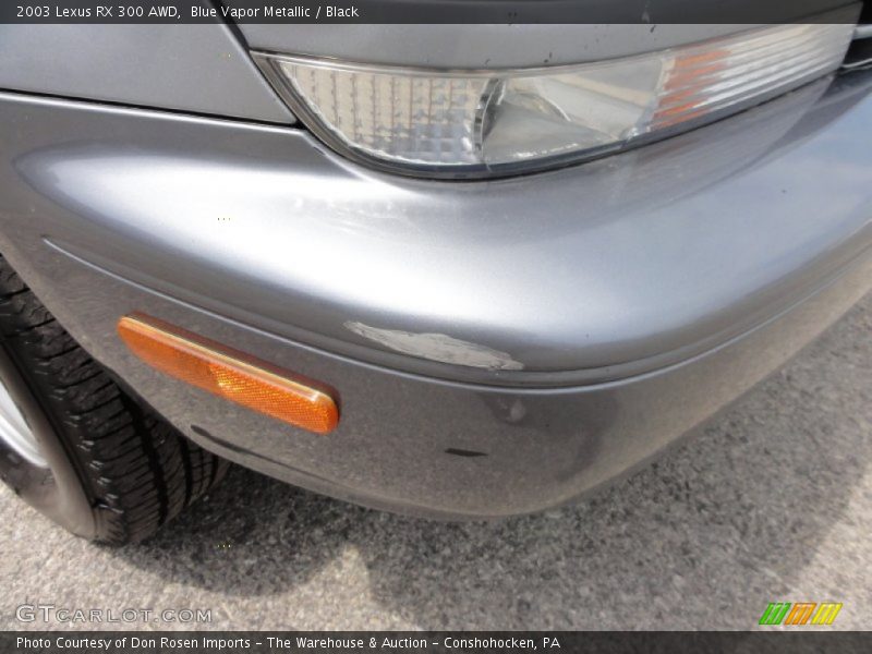 Blue Vapor Metallic / Black 2003 Lexus RX 300 AWD