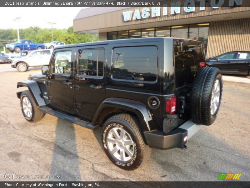 Black / Black/Dark Olive 2011 Jeep Wrangler Unlimited Sahara 70th Anniversary 4x4