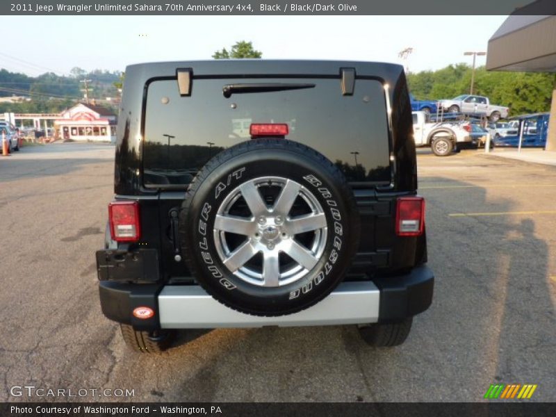 Black / Black/Dark Olive 2011 Jeep Wrangler Unlimited Sahara 70th Anniversary 4x4