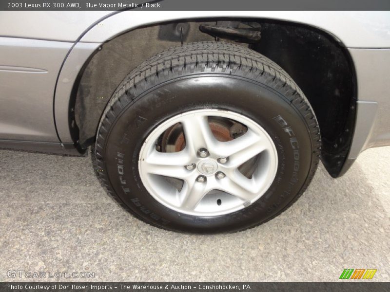 Blue Vapor Metallic / Black 2003 Lexus RX 300 AWD
