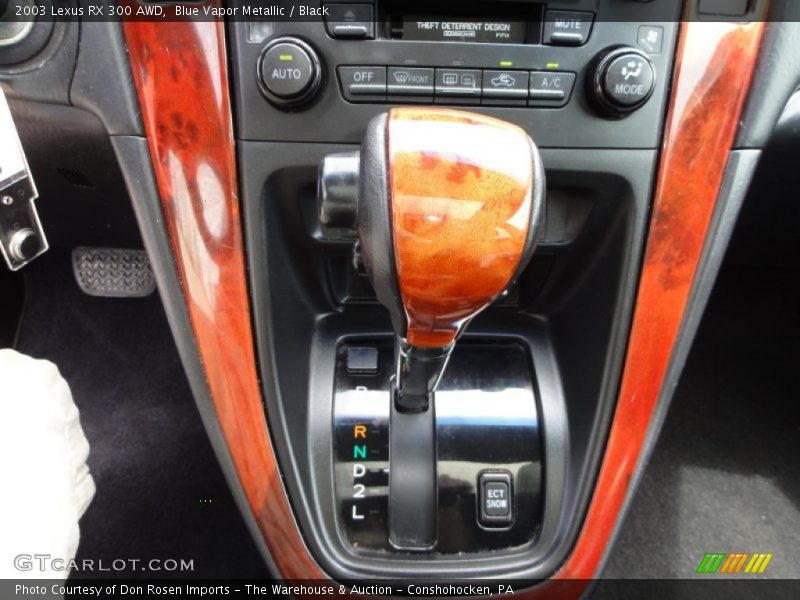 Blue Vapor Metallic / Black 2003 Lexus RX 300 AWD
