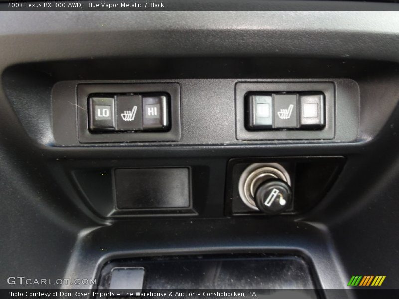 Blue Vapor Metallic / Black 2003 Lexus RX 300 AWD