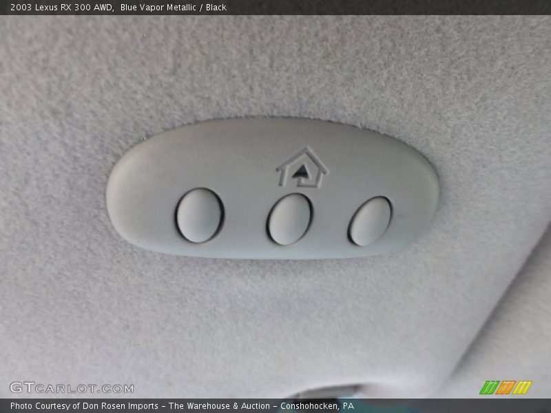 Blue Vapor Metallic / Black 2003 Lexus RX 300 AWD