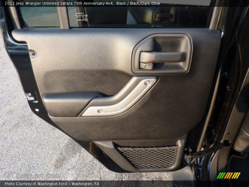 Door Panel of 2011 Wrangler Unlimited Sahara 70th Anniversary 4x4