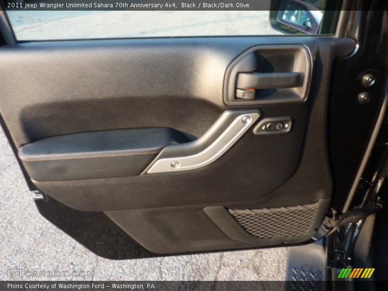 Black / Black/Dark Olive 2011 Jeep Wrangler Unlimited Sahara 70th Anniversary 4x4