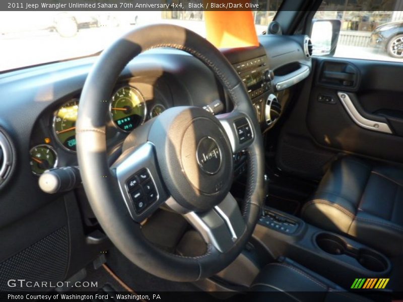  2011 Wrangler Unlimited Sahara 70th Anniversary 4x4 Steering Wheel