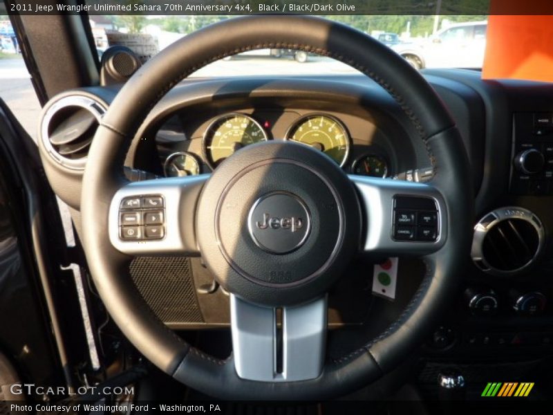  2011 Wrangler Unlimited Sahara 70th Anniversary 4x4 Steering Wheel