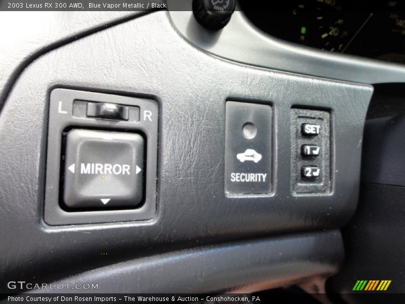 Blue Vapor Metallic / Black 2003 Lexus RX 300 AWD