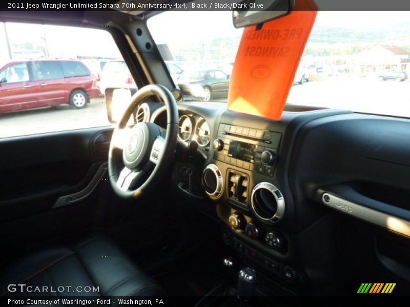 Black / Black/Dark Olive 2011 Jeep Wrangler Unlimited Sahara 70th Anniversary 4x4