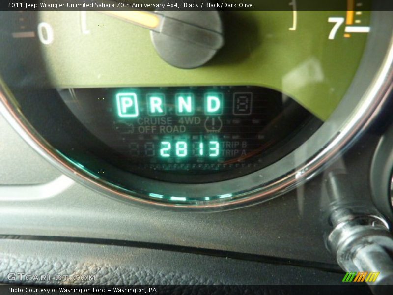 Black / Black/Dark Olive 2011 Jeep Wrangler Unlimited Sahara 70th Anniversary 4x4