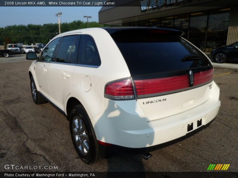 White Chocolate Tri Coat / Light Camel 2008 Lincoln MKX AWD