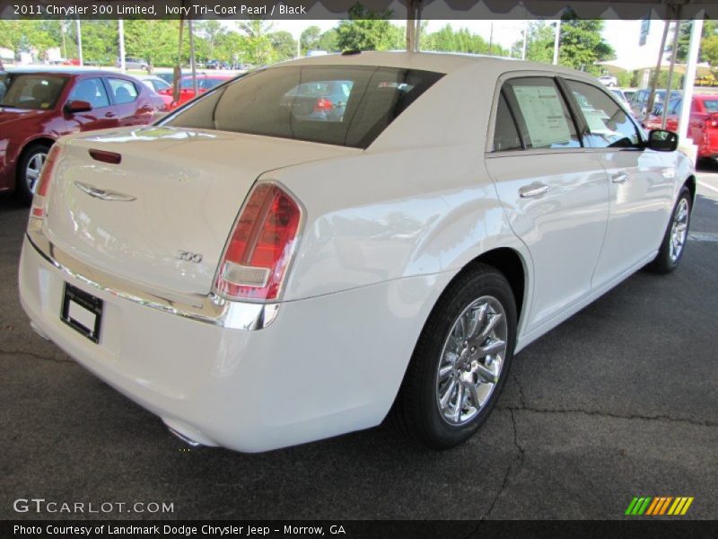 Ivory Tri-Coat Pearl / Black 2011 Chrysler 300 Limited