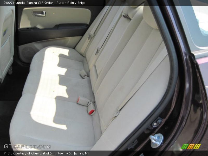 Purple Rain / Beige 2009 Hyundai Elantra GLS Sedan