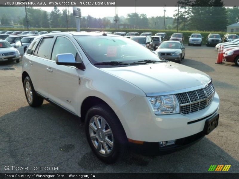 White Chocolate Tri Coat / Light Camel 2008 Lincoln MKX AWD