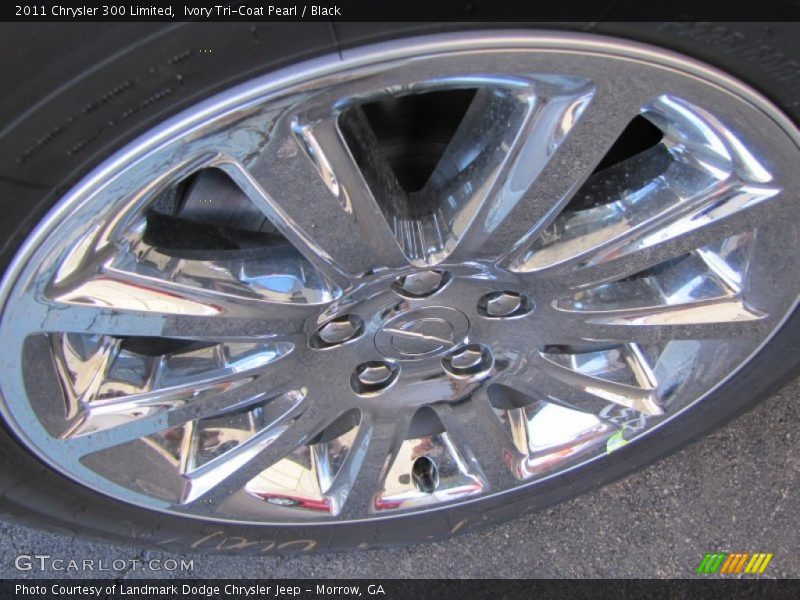 Ivory Tri-Coat Pearl / Black 2011 Chrysler 300 Limited