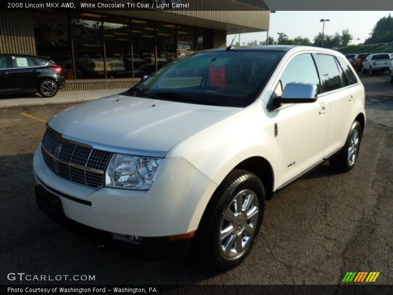 White Chocolate Tri Coat / Light Camel 2008 Lincoln MKX AWD