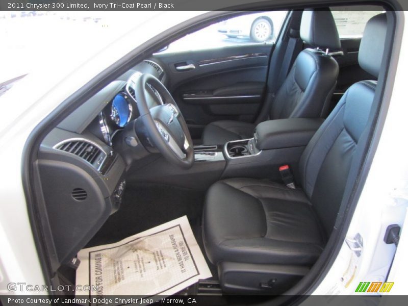 Ivory Tri-Coat Pearl / Black 2011 Chrysler 300 Limited
