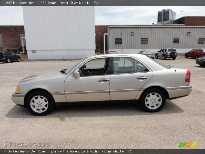 Desert Silver Metallic / Tan 1997 Mercedes-Benz C 230 Sedan