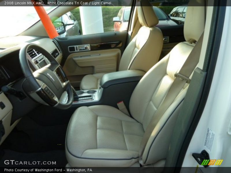 White Chocolate Tri Coat / Light Camel 2008 Lincoln MKX AWD